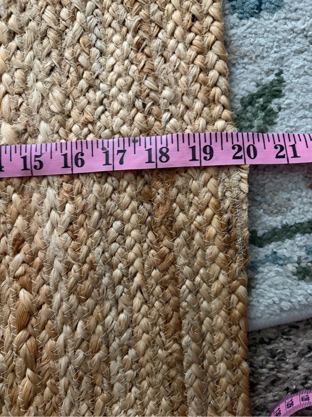 Hearth & Hand Natural Jute Braided Table Runner - Natural 90x20